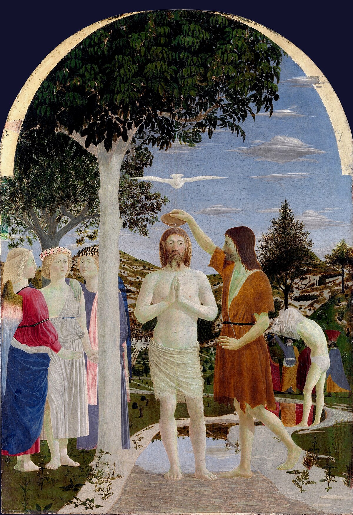 Baptism of Christ by Piero della Francesca