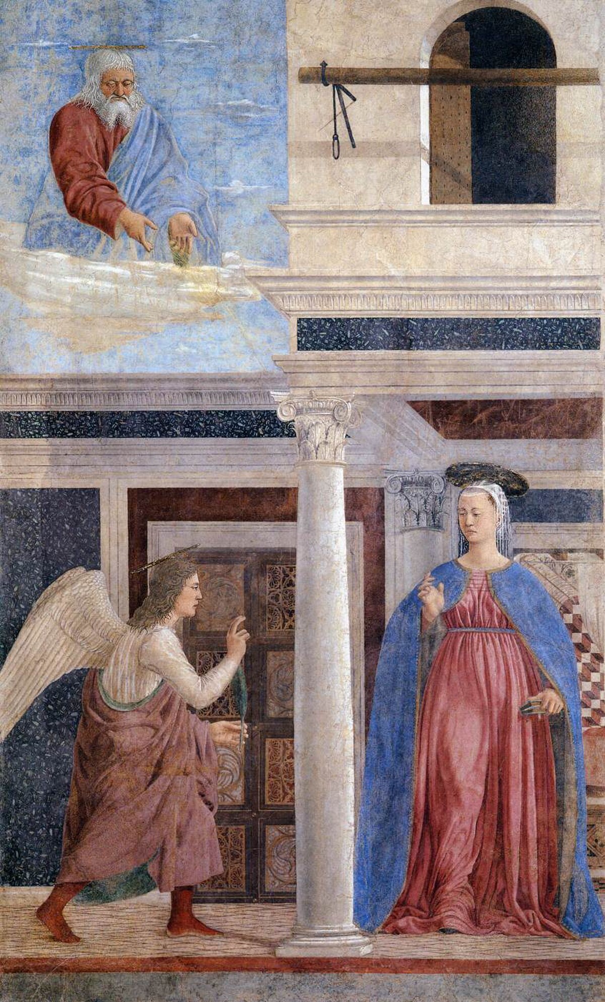 The Annunciation by Piero della Francesca