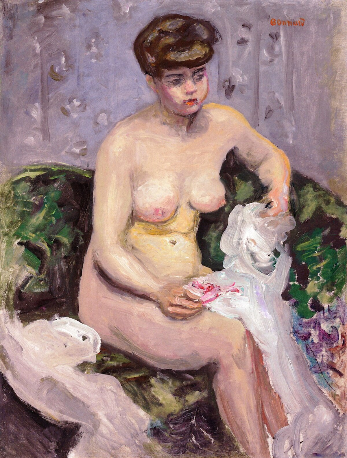 The White Cat by Pierre Bonnard at Musée d'Orsay