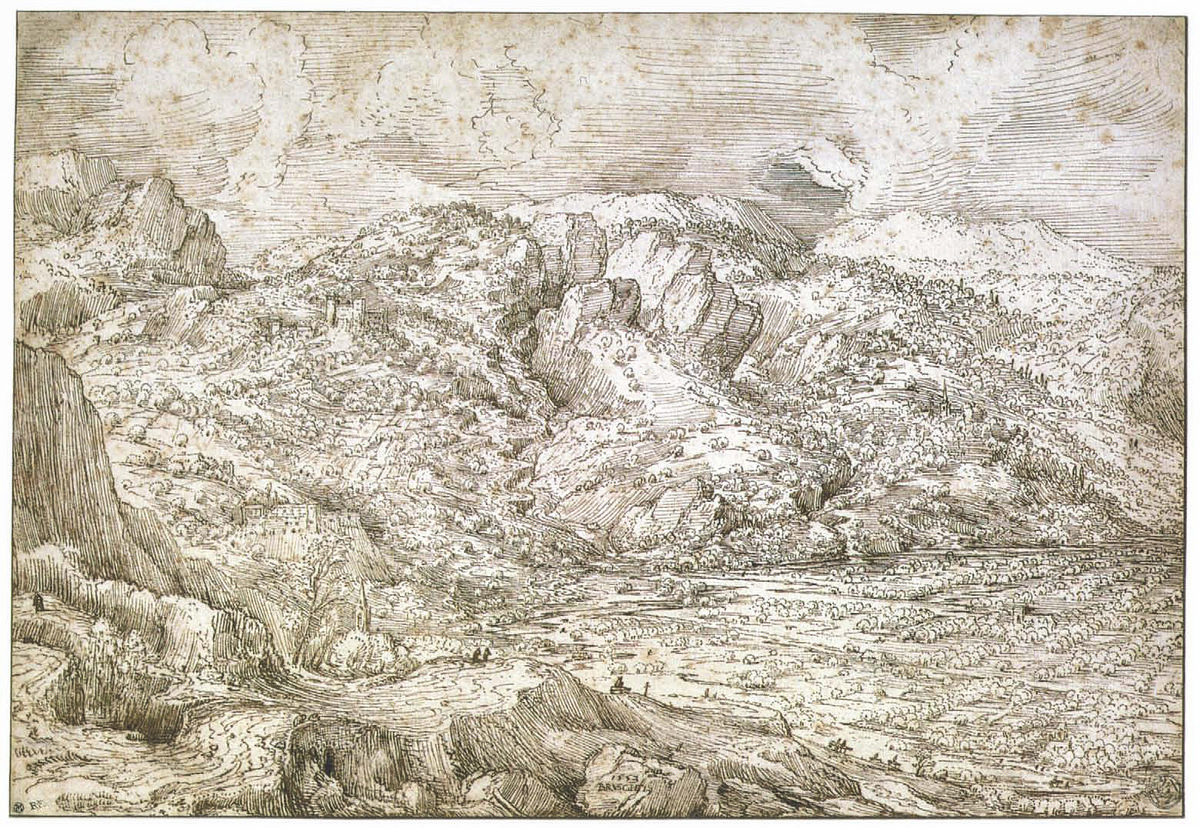 Alpine Landscape by Pieter Bruegel the Elder at Museum of Fine Arts, Boston
