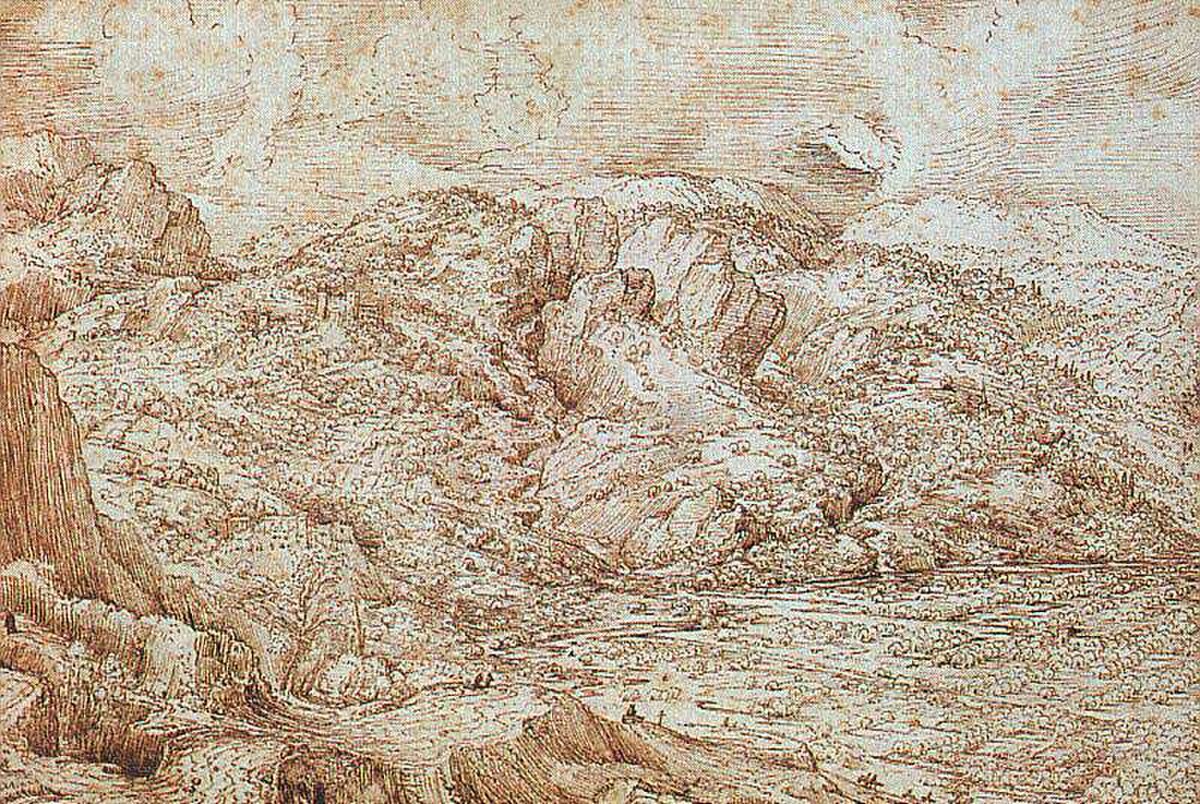 Landscape of the Alps by Pieter Bruegel the Elder