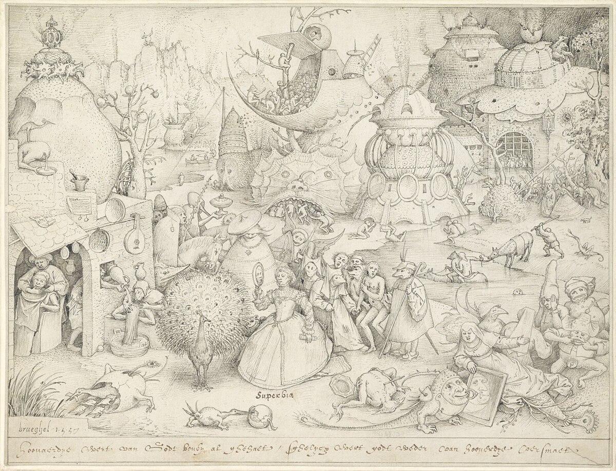 Pride by Pieter Bruegel the Elder