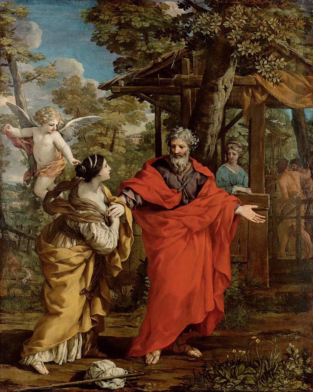 Return of Hagar by Pietro da Cortona