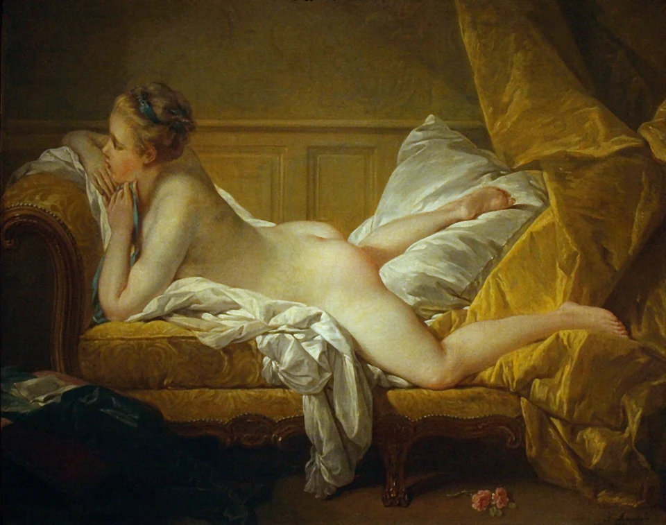 Reclining Girl by François Boucher