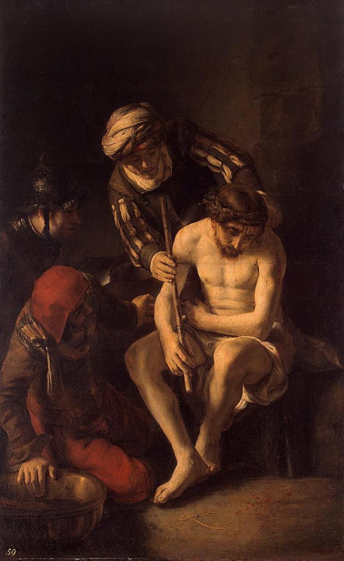 Christ Crowned with Thorns by Rembrandt van Rijn