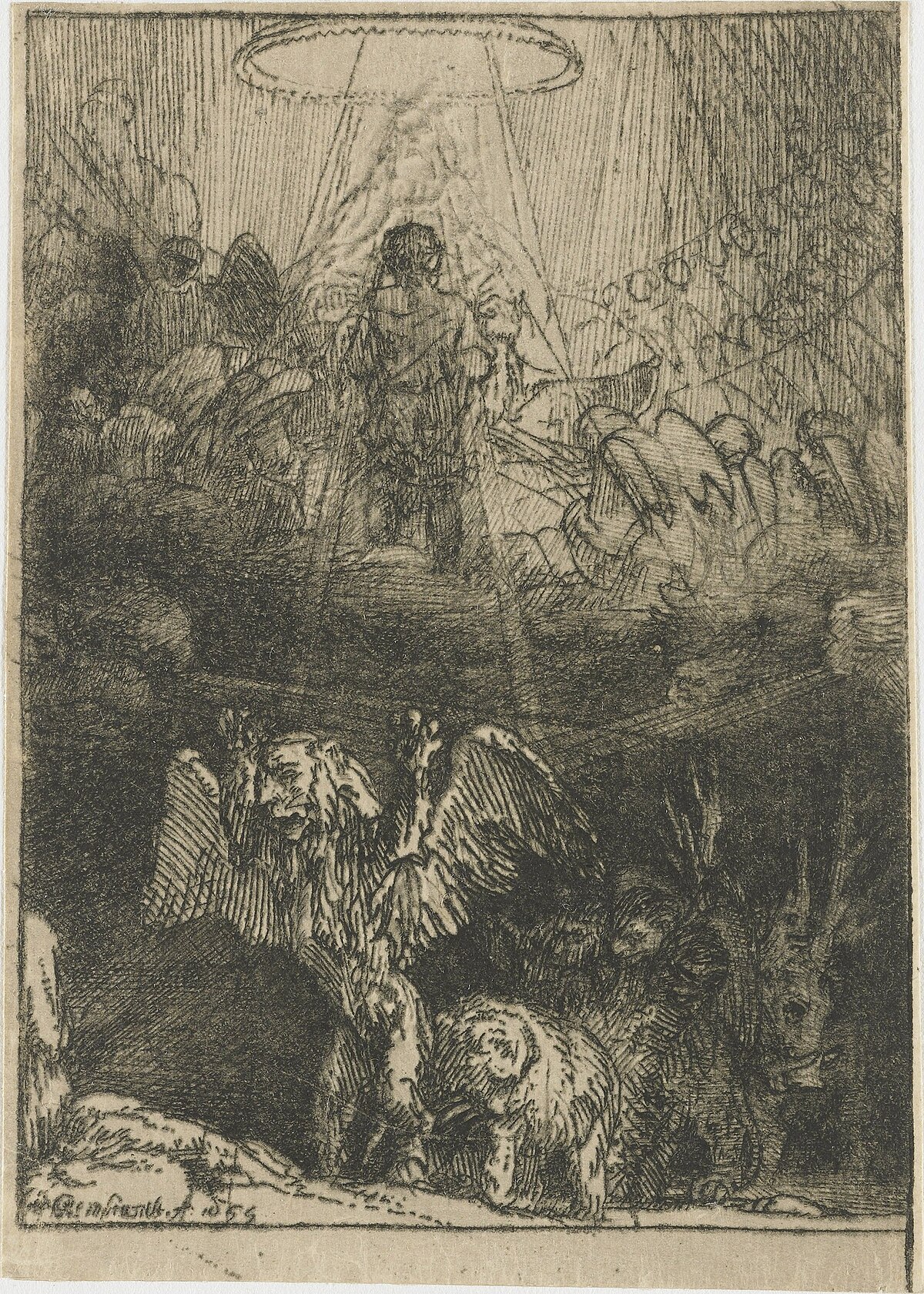 Four illustrations to a Spanish book by Rembrandt van Rijn at Rijksmuseum
