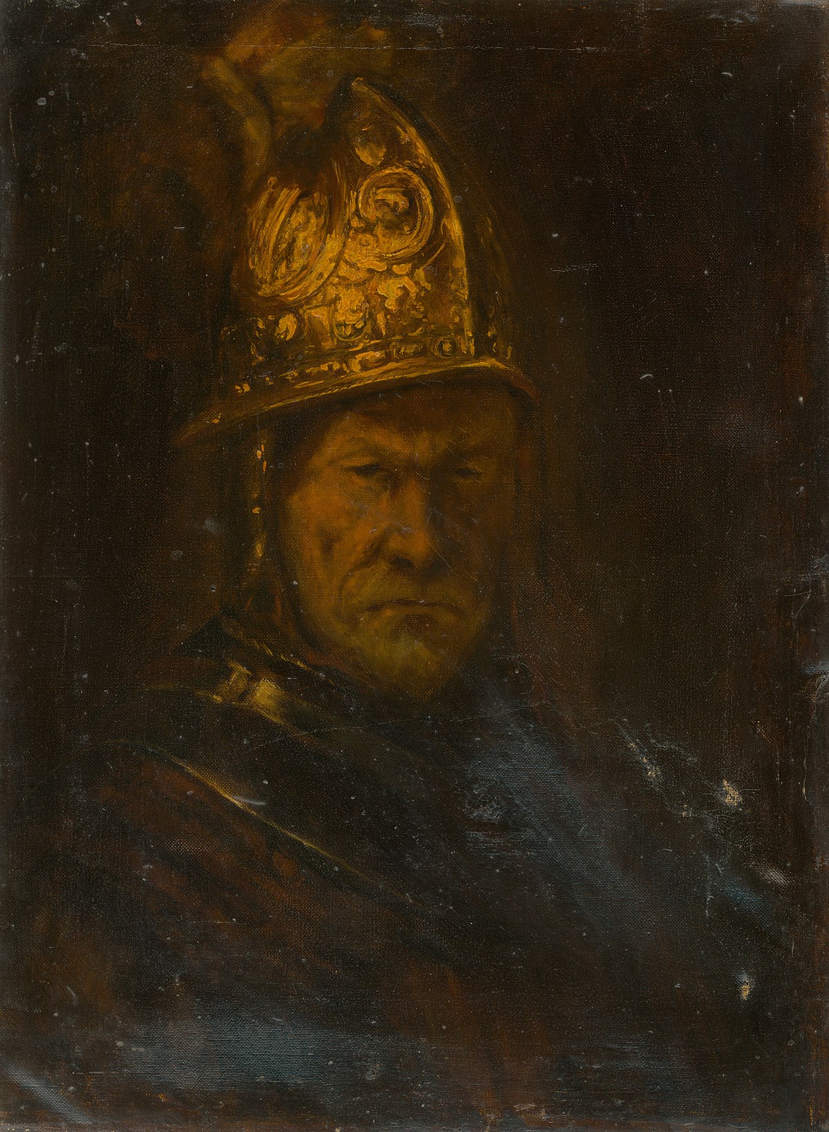 Man in a Golden Helmet by Rembrandt van Rijn