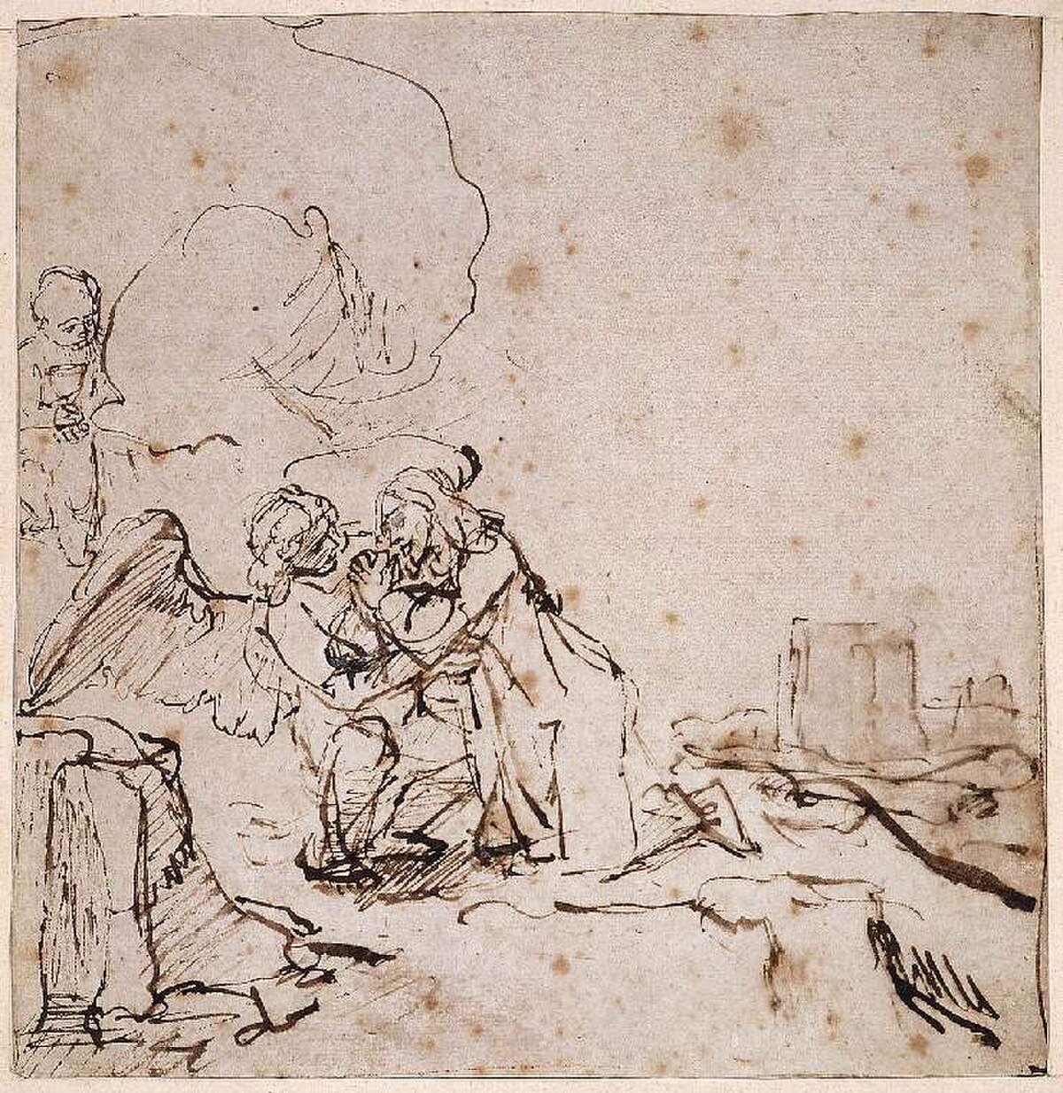 The Agony in the Garden by Rembrandt van Rijn