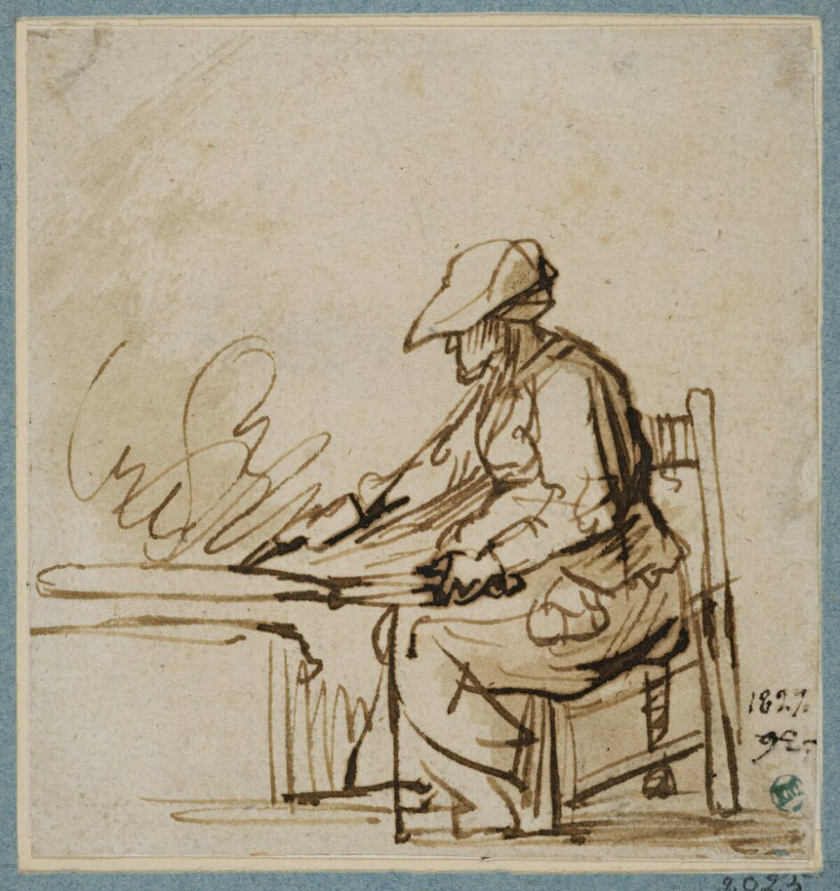 The pancake woman by Rembrandt van Rijn at Cleveland Museum of Art