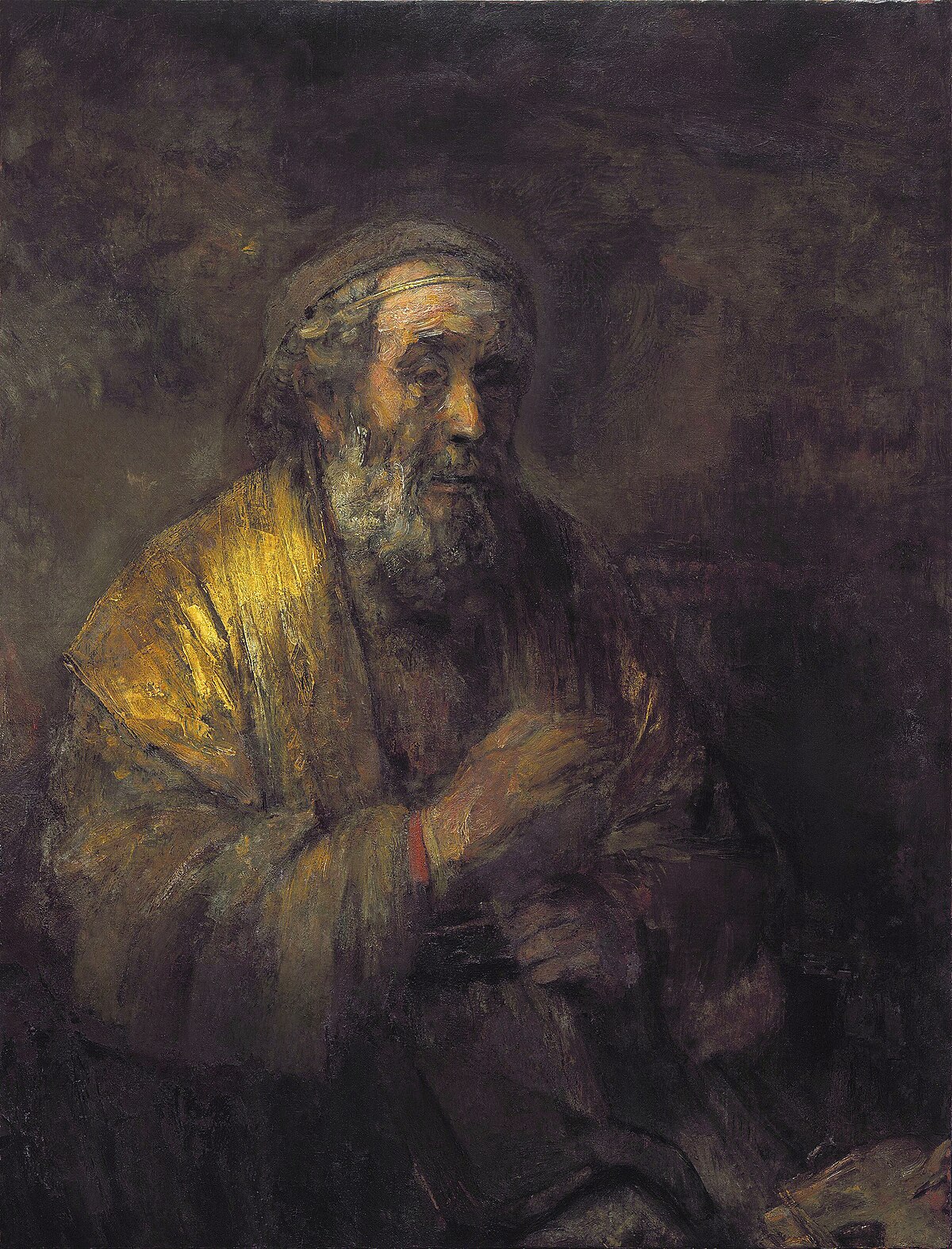 The Schoolmaster by Rembrandt van Rijn