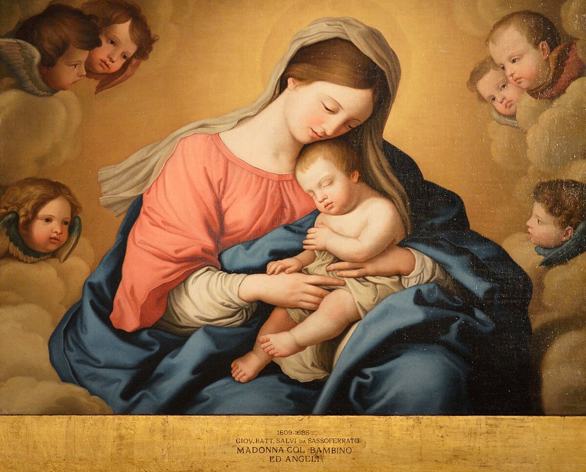 Madonna and Child by Robert Campin at Städel, Frankfurt am Main
