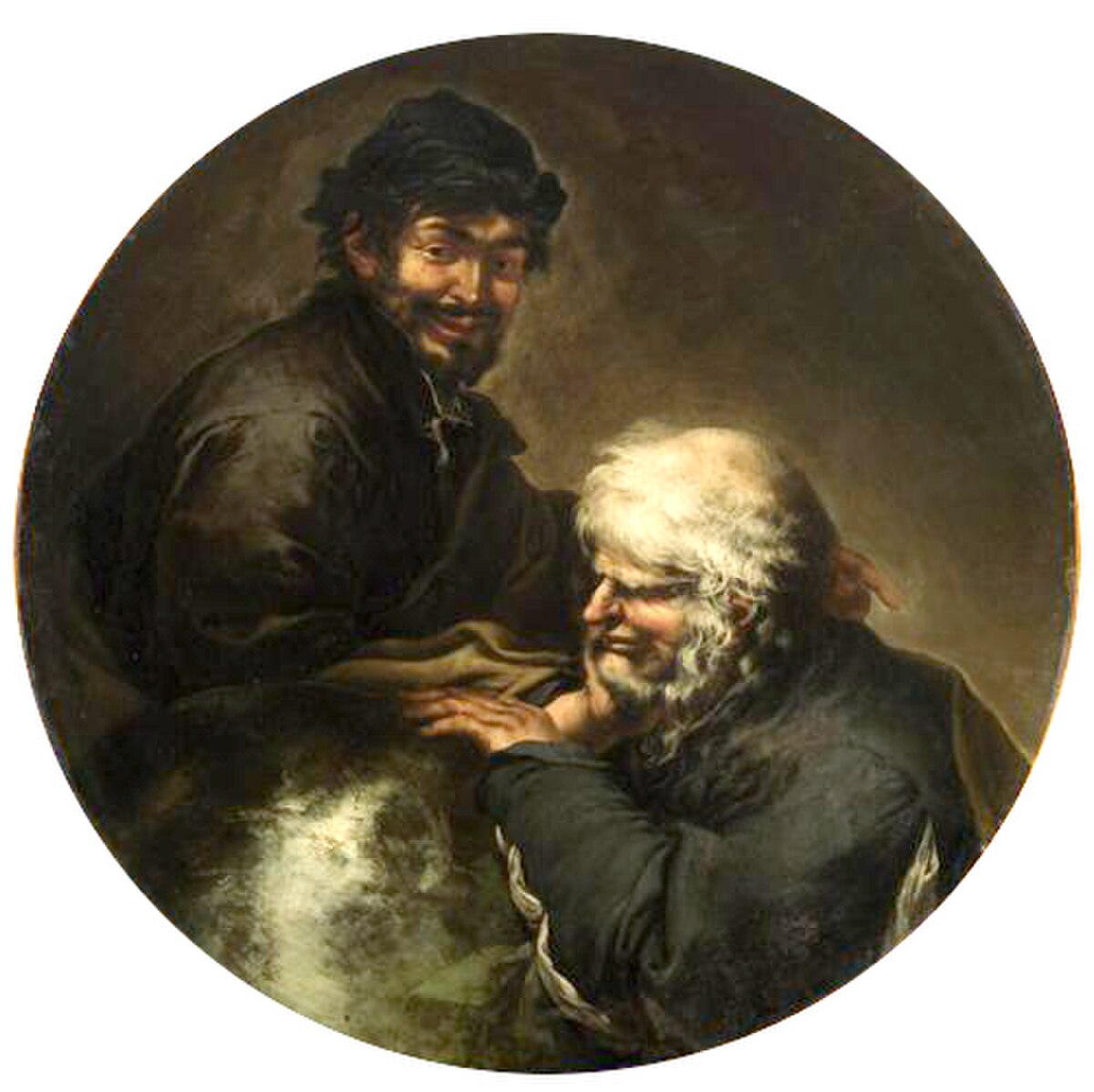 Heraklit Und Demokrit by Salvator Rosa