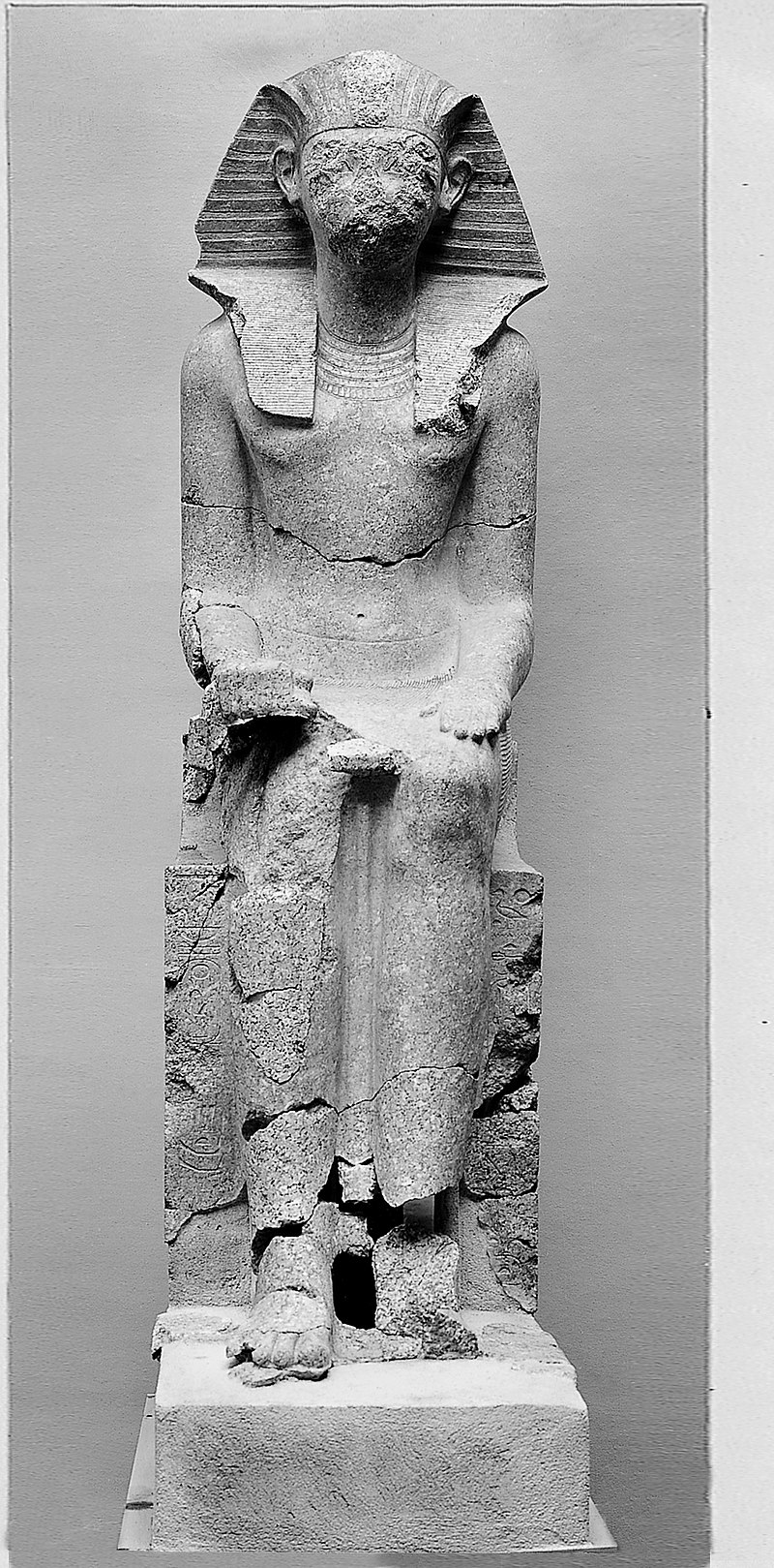 Seated Statue of Hatshepsut by Ancient Egyptian (Unknown)
