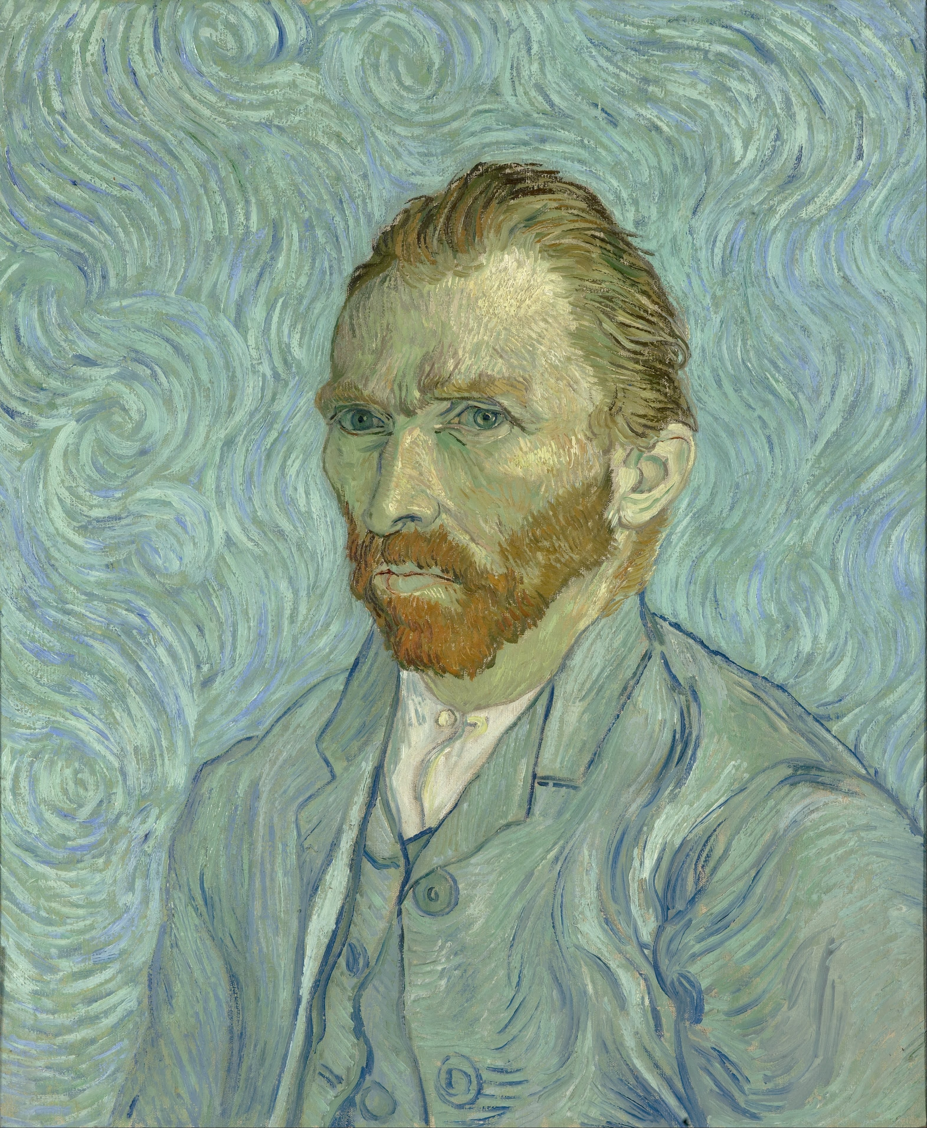 Self-Portrait with Grey Felt Hat by Vincent van Gogh