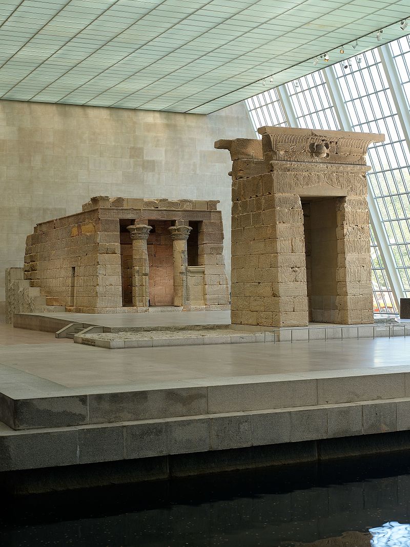 Temple of Dendur by Ancient Egyptian (Unknown) (-15), Aeolian sandstone at The Metropolitan Museum of Art