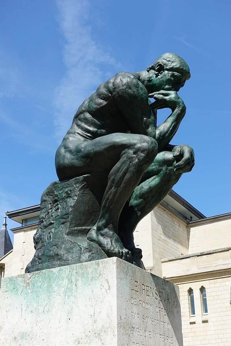 The Thinker by Auguste Rodin (1904), Bronze