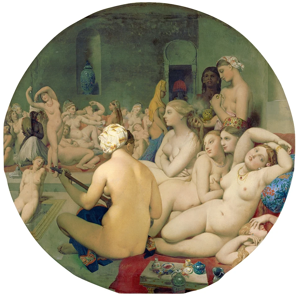 The Turkish Bath by Jean-Auguste-Dominique Ingres