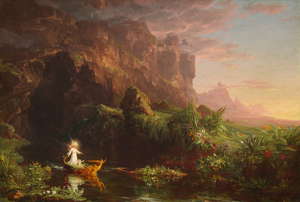 The Voyage of Life: Manhood by Thomas Cole