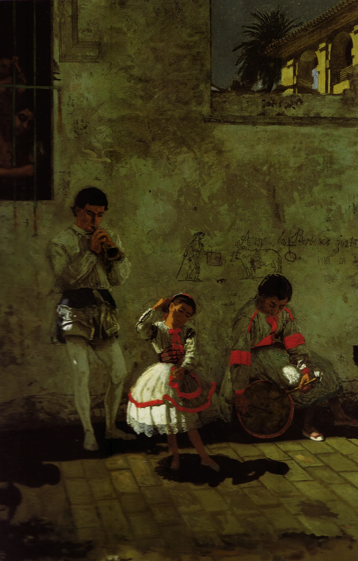 A Street Scene in Sevilla by Thomas Eakins at Private Collection