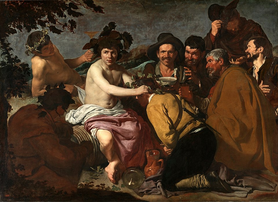 The Triumph of Bacchus (Los Borrachos) by Diego Velázquez