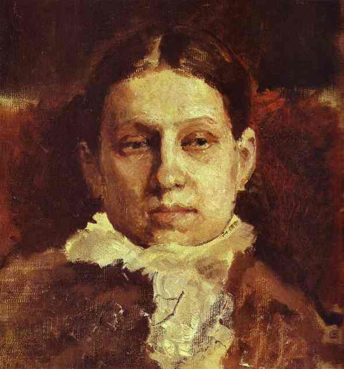 Portrait of Vera Repina by Valentin Serov