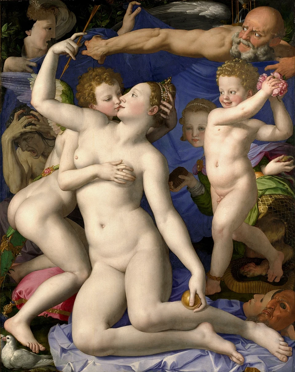 Venus, Cupid, Folly and Time by Bronzino