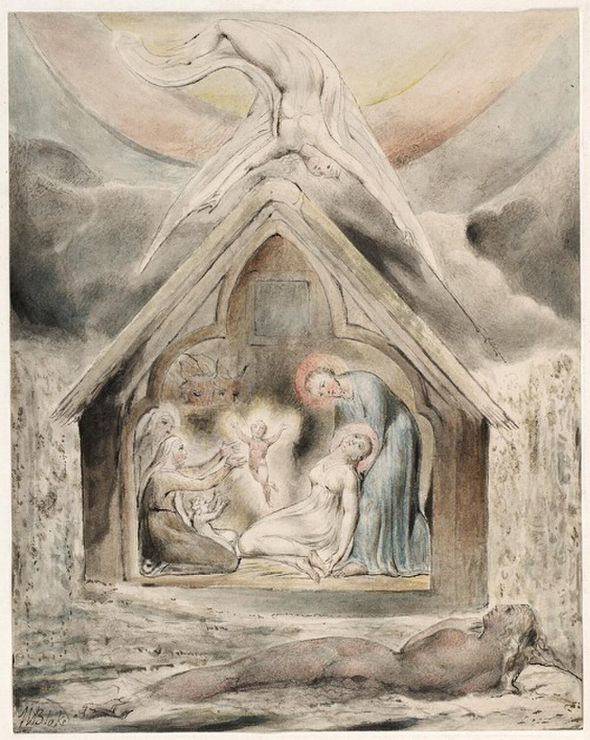 The Nativity by William Blake