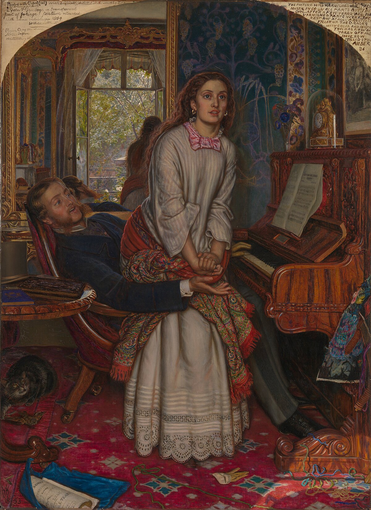 The Awakening Conscience by William Holman Hunt at Tate Britain