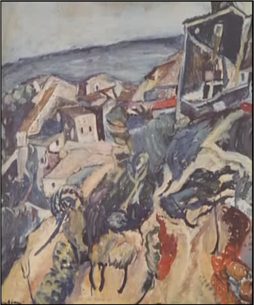Houses by the Sea by Chaim Soutine at Private Collection