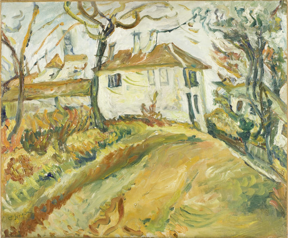 White House on a Hill by Chaim Soutine at Los Angeles County Museum of Art
