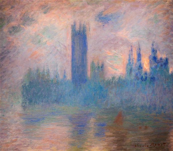 Houses of Parliament, Westminster by Claude Monet