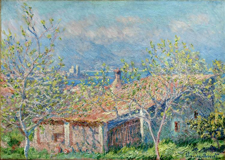 Gardener's House at Antibes by Claude Monet at Courtauld Gallery