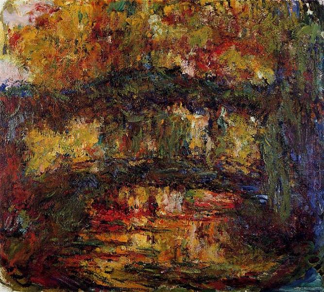 The Japanese Bridge 4 by Claude Monet