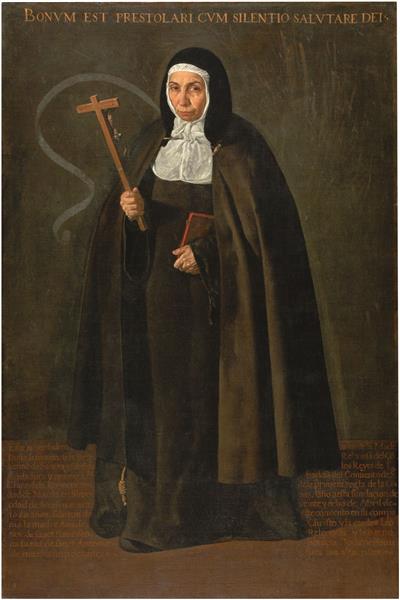 Madre Maria Jeronima de la Fuente by Diego Velázquez at Museo del Prado, Madrid