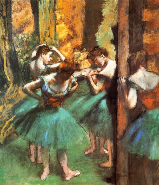 Dancers, Pink and Green by Edgar Degas