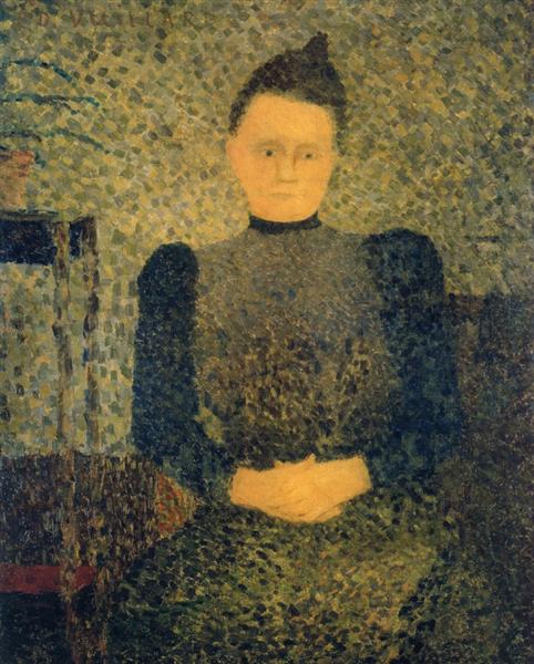 Portrait of Marie Vuillard by Édouard Vuillard at Private Collection