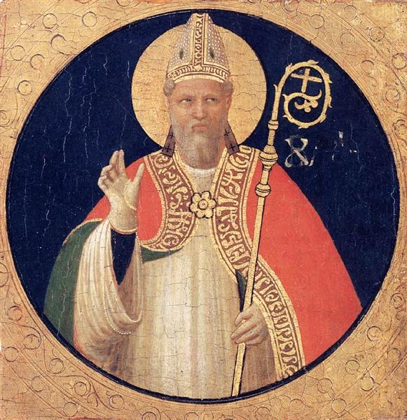 A Bishop Saint by Fra Angelico