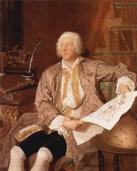 Portrait of Carl Gustaf Tessin by François Boucher