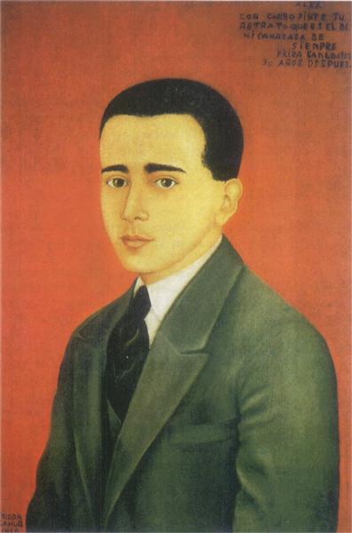 Portrait of Alejandro Gómez Arias by Frida Kahlo
