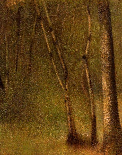 The Forest at Pontaubert by Georges Seurat at The Metropolitan Museum of Art