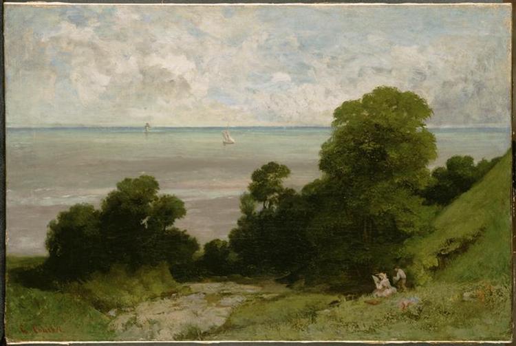 The Embouchment of Seine by Gustave Courbet