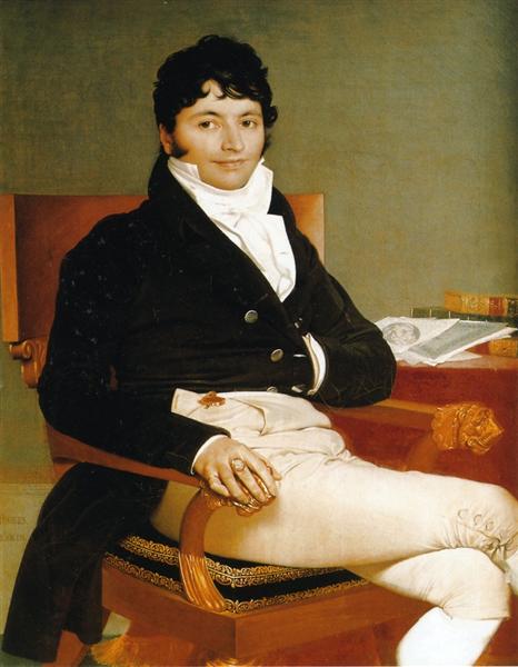 Portrait of Monsieur Rivière by Jean-Auguste-Dominique Ingres