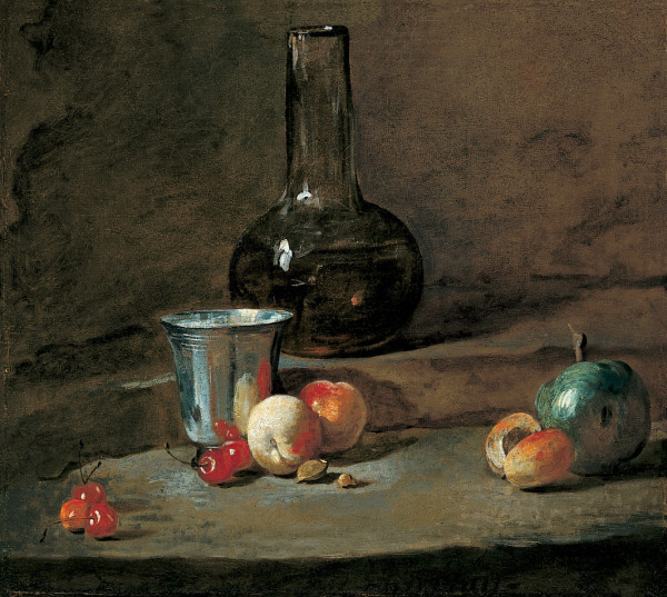 The Silver Goblet by Jean-Baptiste-Siméon Chardin