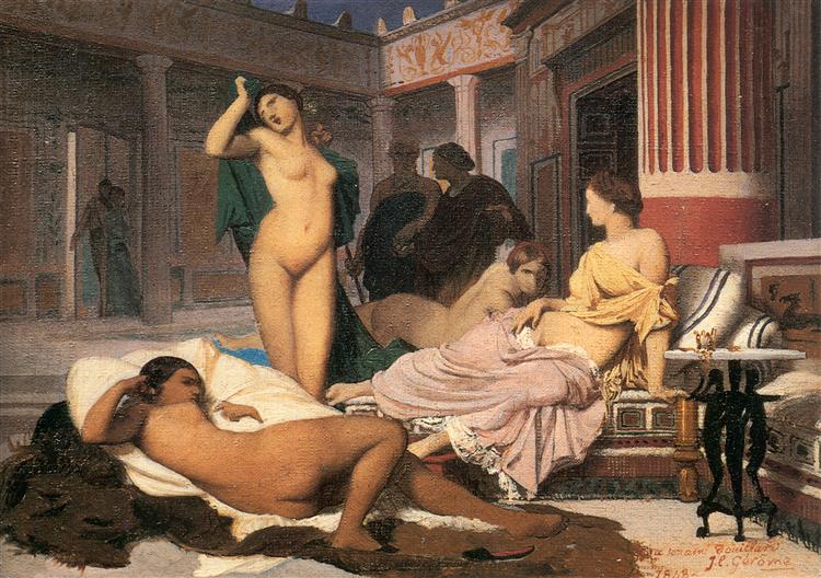 Greek Interior (Gyneceum) by Jean-Léon Gérôme