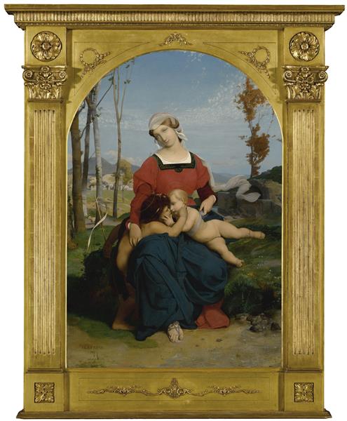 The Virgin the Infant Jesus and St. John by Jean-Léon Gérôme