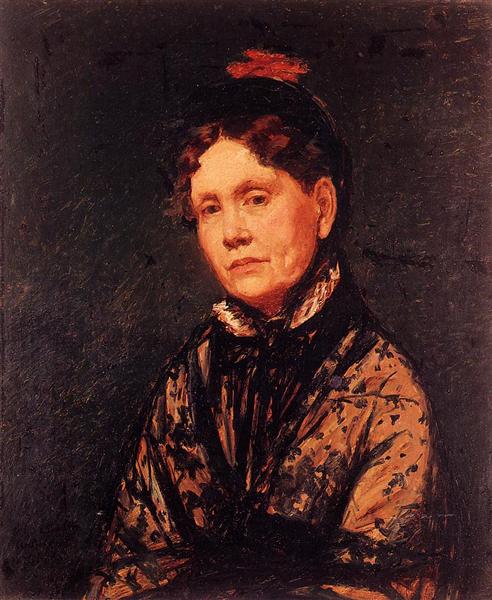 Mrs. Robert Simpson Cassatt by Mary Cassatt at Private Collection