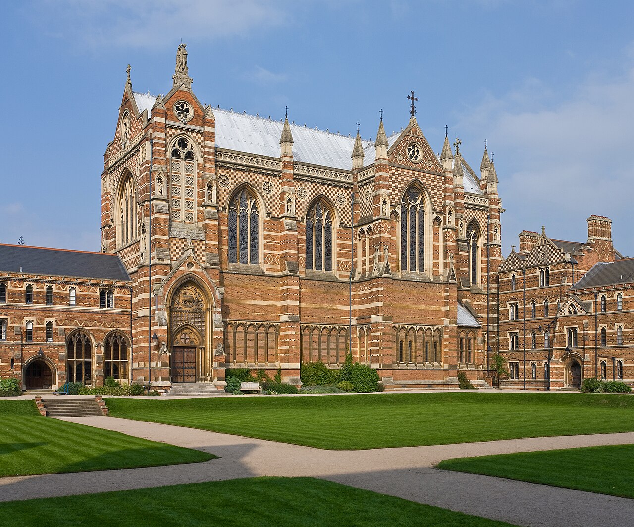 Keble College Chapel museum in Oxford, United Kingdom