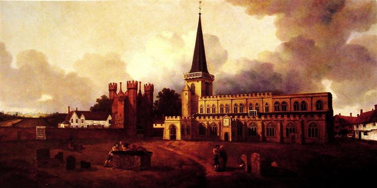 St. Mary's Church Hadleigh by Thomas Gainsborough