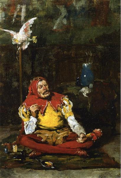The King's Jester by William Merritt Chase